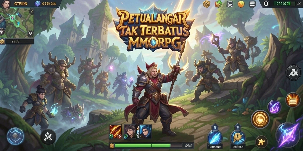 Tampilan gameplay GTPIDN yang mendebarkan dan penuh aksi.