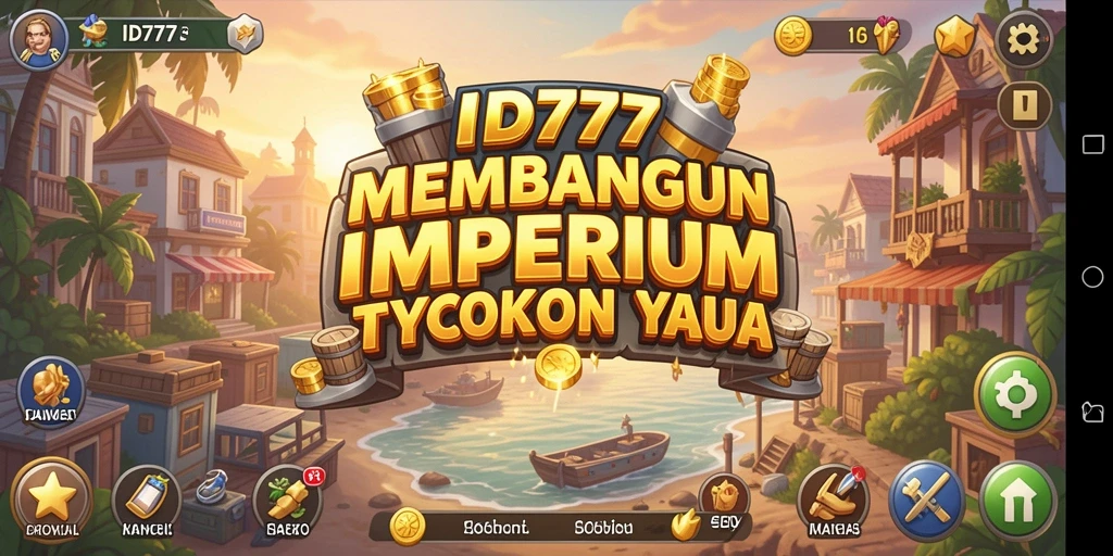 Tampilan gameplay ID777 menampilkan strategi bisnis yang menarik.