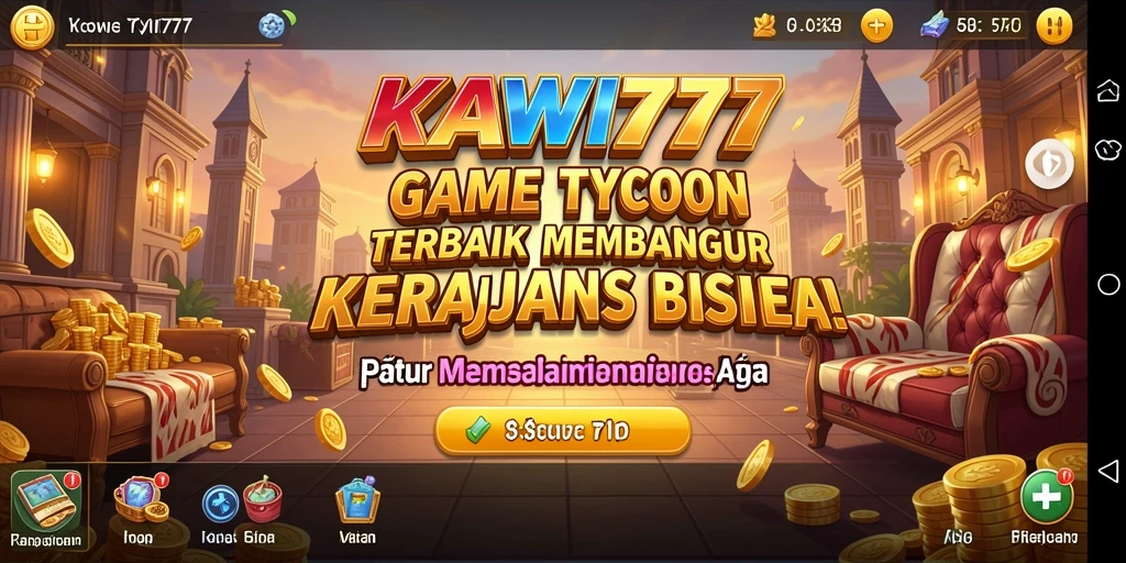 Tampilan gameplay KAWI777 yang mengesankan dan interaktif.