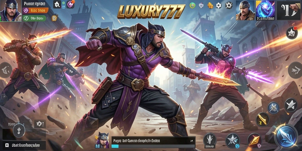 Gameplay seru LUXURY777 dalam pertempuran Battle Royale