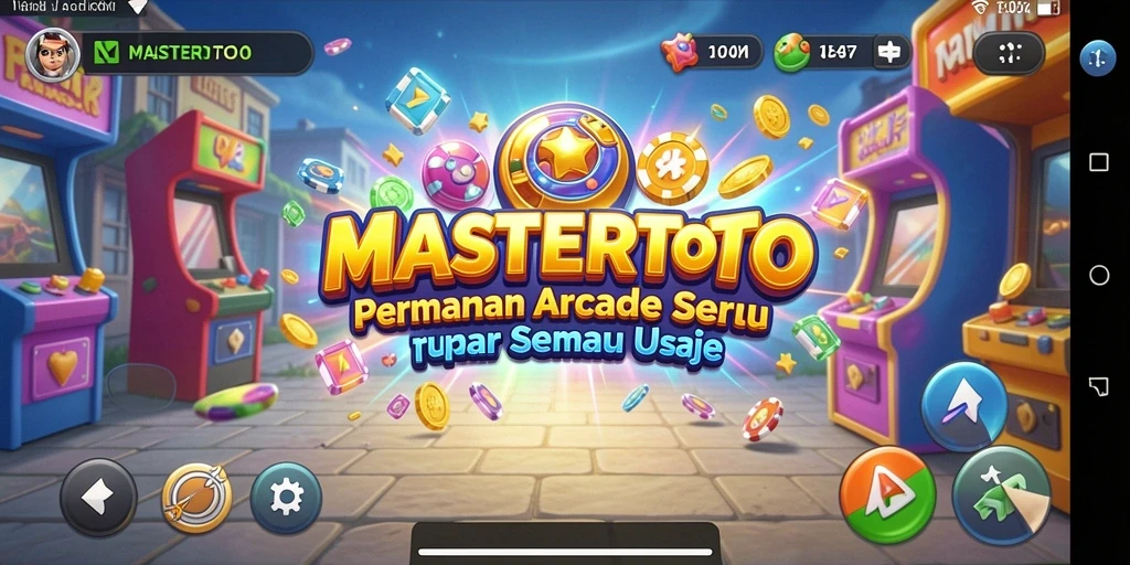 Screenshot gameplay MASTERTOTO yang menunjukkan aksi seru dalam permainan Arcade.