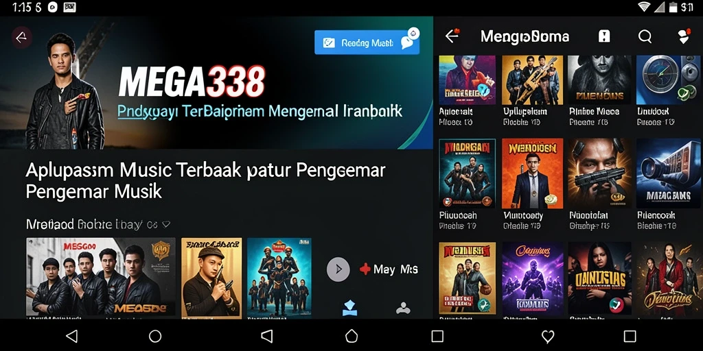 Screenshot MEGA338 menampilkan antarmuka pengguna yang menarik dan interaktif.