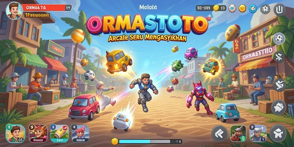 Tampilan menarik dari gameplay seru ORMASTOTO.