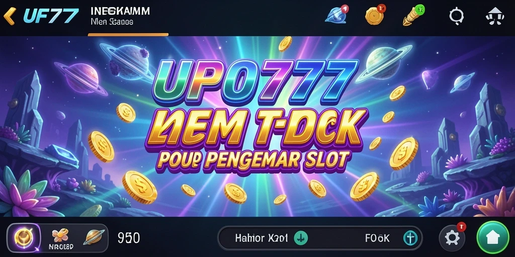 Gameplay UFO777 yang seru dengan tema luar angkasa.